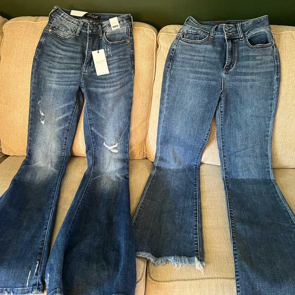 Judy Blue Dark Wash Flare Jeans